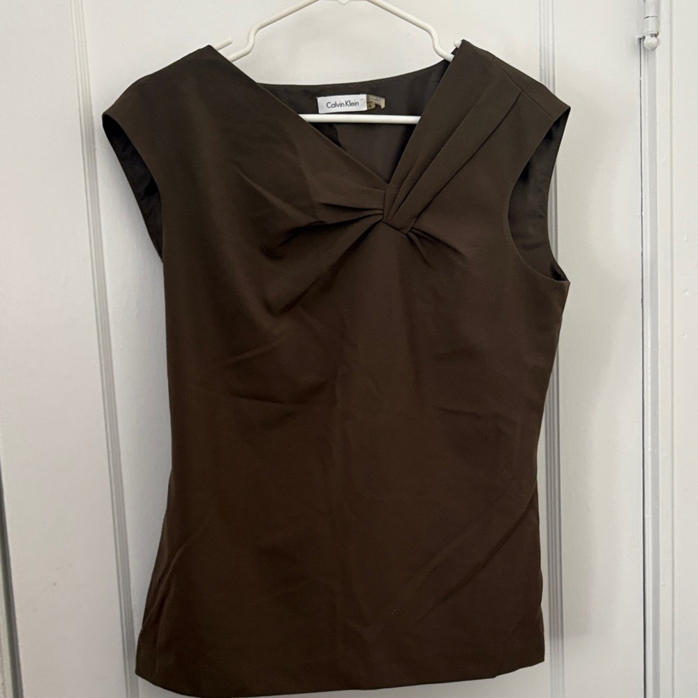 Calvin Klein Olive Blouse